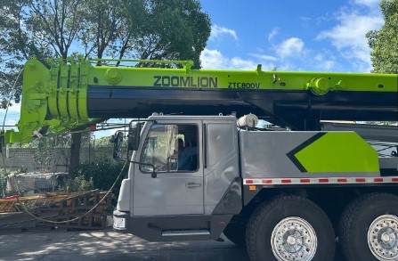 Where will a crane be used?