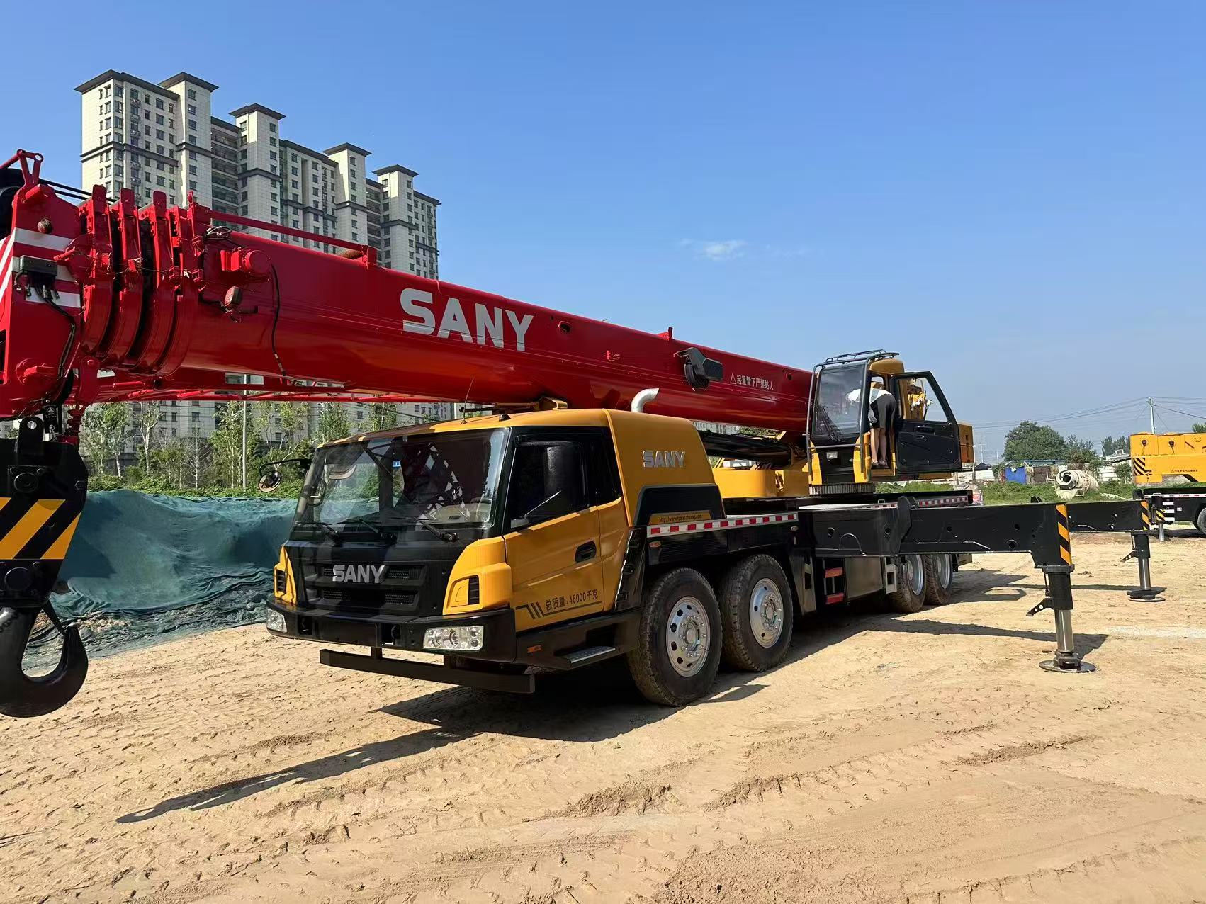 Used SANY mobile crane 2017 SANY STC750S
